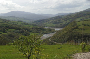 Linee di acqua e di terra che disegnano la Val Ceno